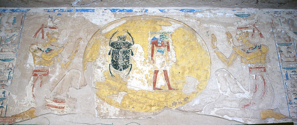 Linteau du porche extérieur - KV7